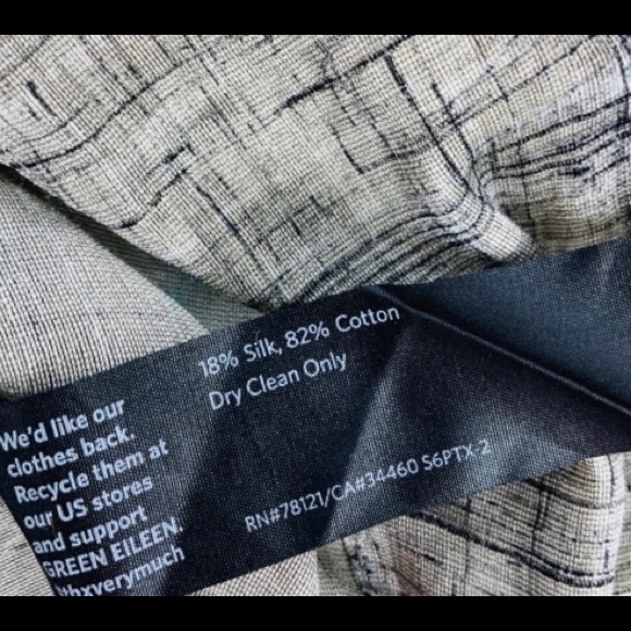 New Eileen Fisher sizeS/P silk cotton sheer dress. - Picture 7 of 7